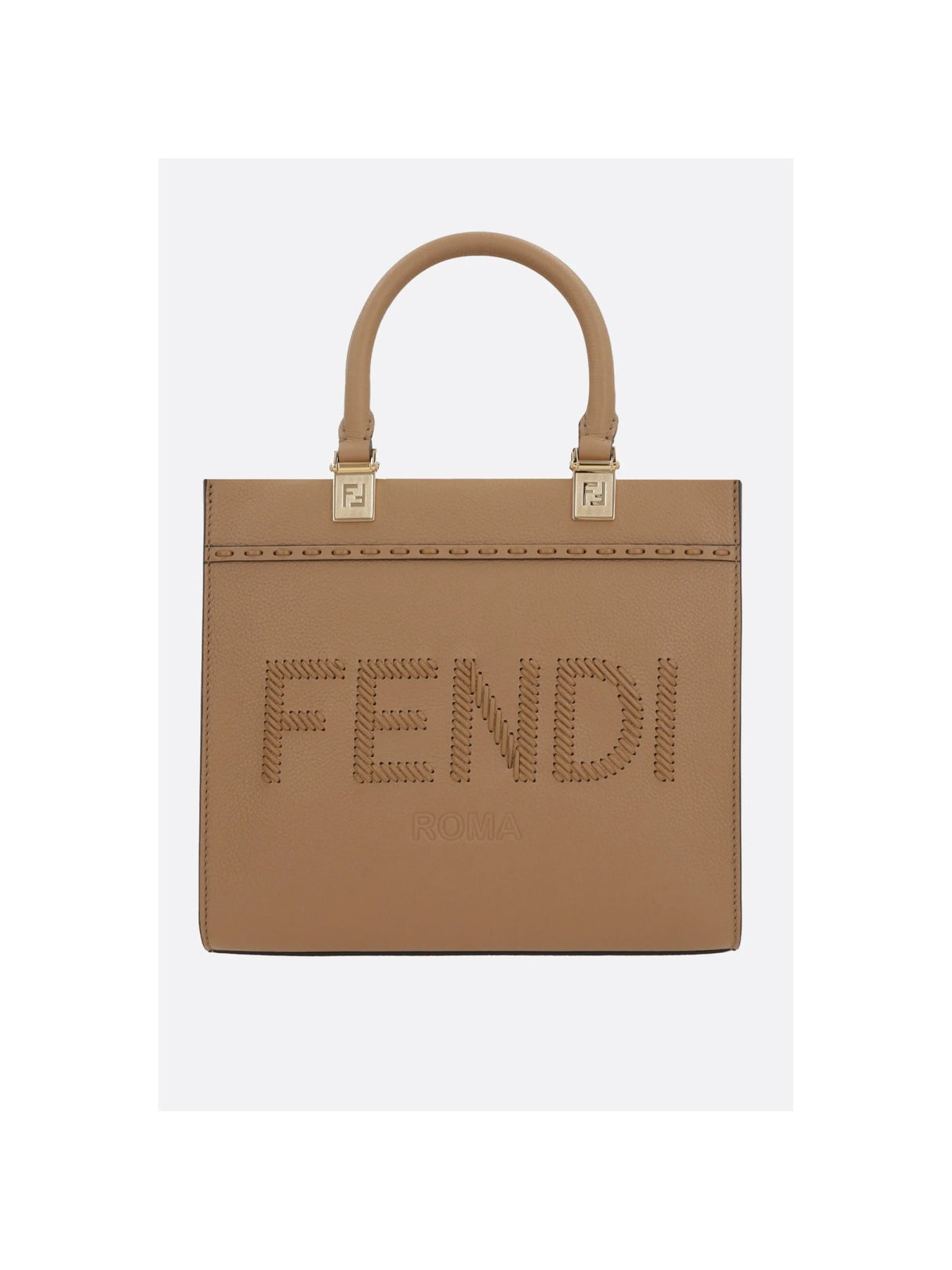 FENDI-Fendi Sunshine Small Leather Tote-JOHN JULIA