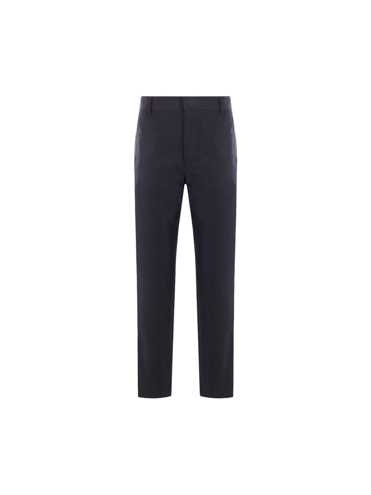 FENDI-Technical Cotton Cigarette Trousers-JOHN JULIA