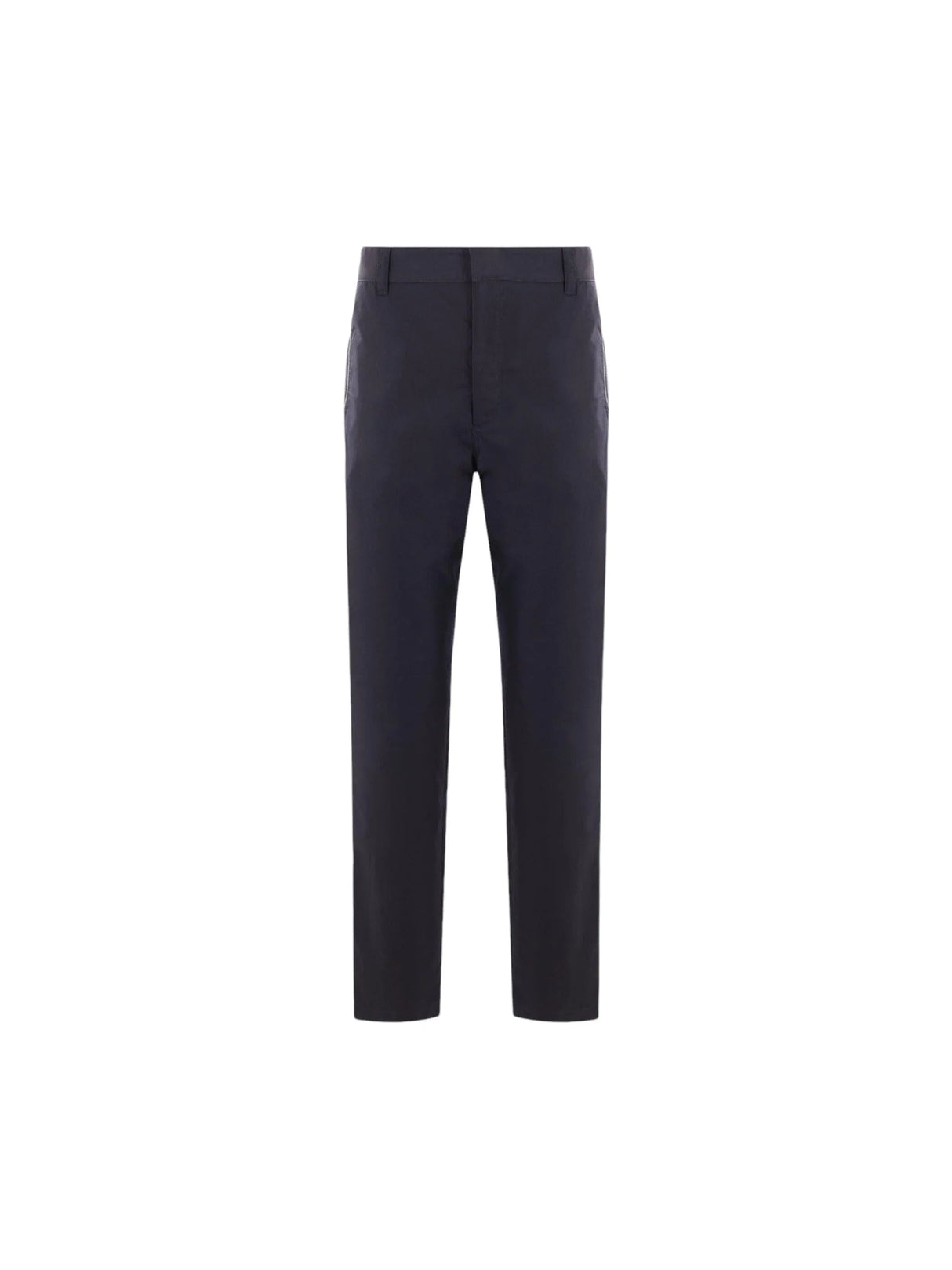 FENDI-Technical Cotton Cigarette Trousers-JOHN JULIA