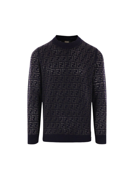 FENDI-Wool Blend FF Sweater-JOHN JULIA