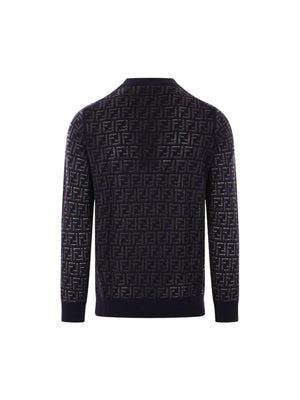 FENDI-Wool Blend FF Sweater-JOHN JULIA