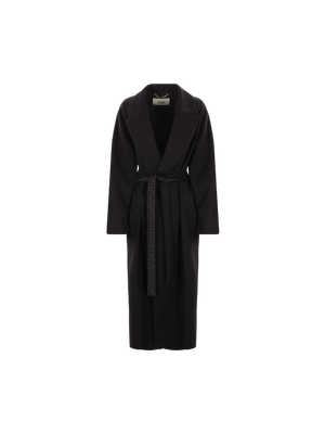 FENDI-Wool Wrap Coat-JOHN JULIA