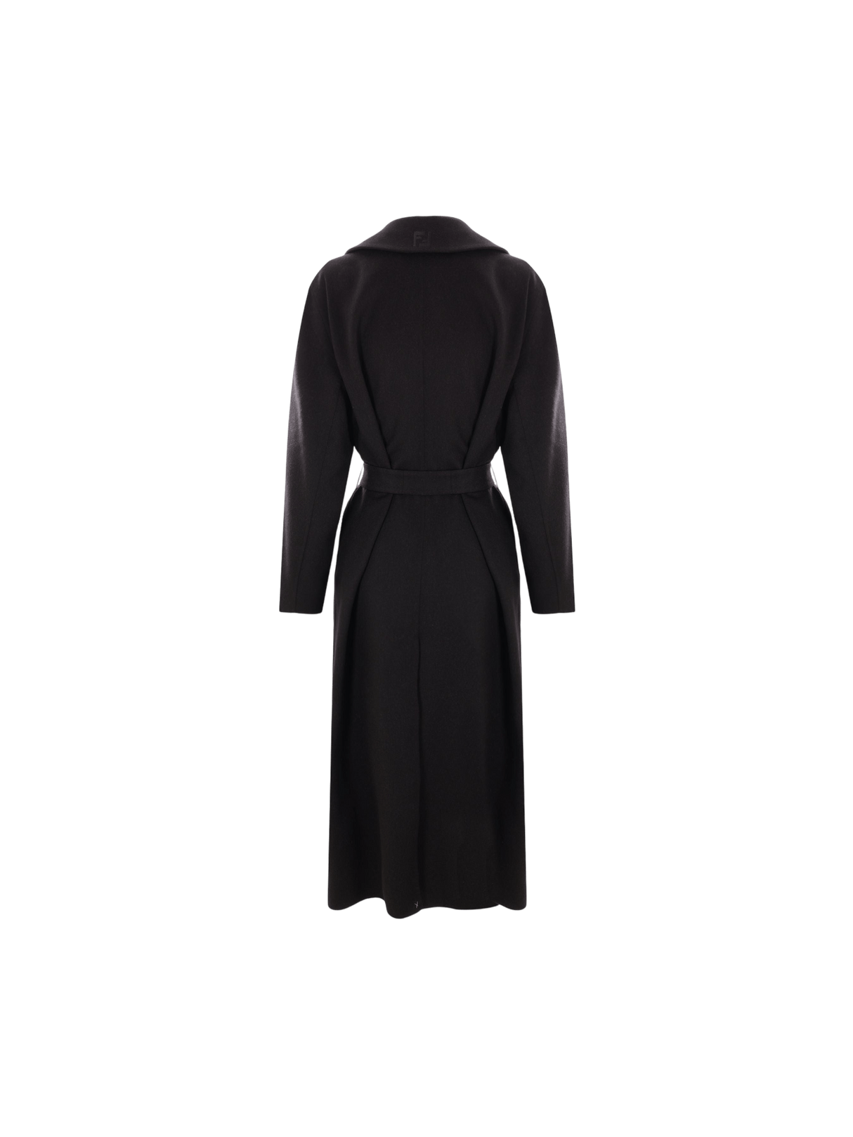 FENDI-Wool Wrap Coat-JOHN JULIA