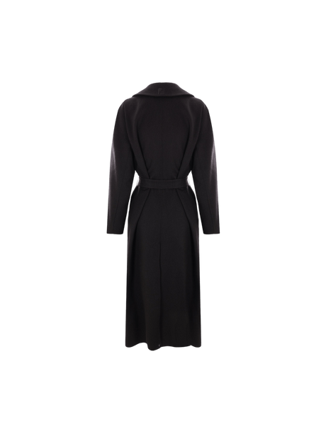 FENDI-Wool Wrap Coat-JOHN JULIA