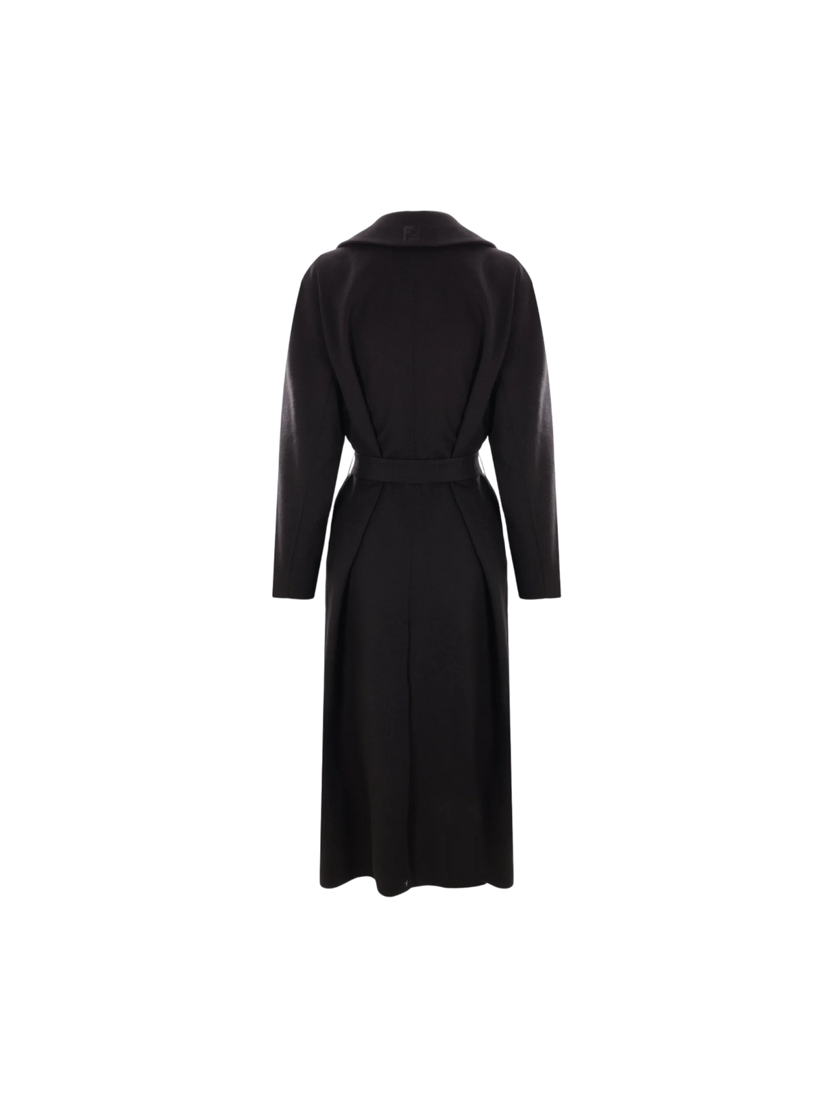 FENDI-Wool Wrap Coat-JOHN JULIA