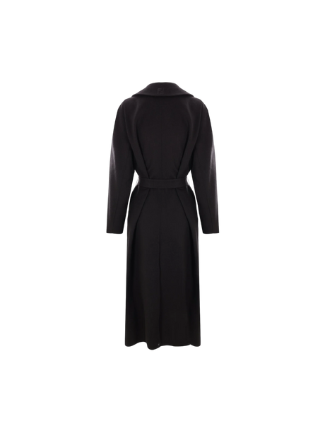 FENDI-Wool Wrap Coat-JOHN JULIA