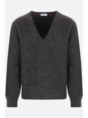 Alpaca Cashmere Silk Sweater-Ferragamo-JOHN JULIA