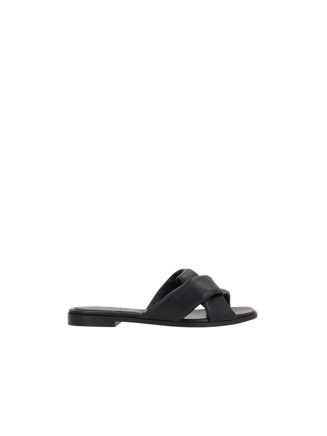 Alrai Nappa Slide Sandals-FERRAGAMO-JOHN JULIA