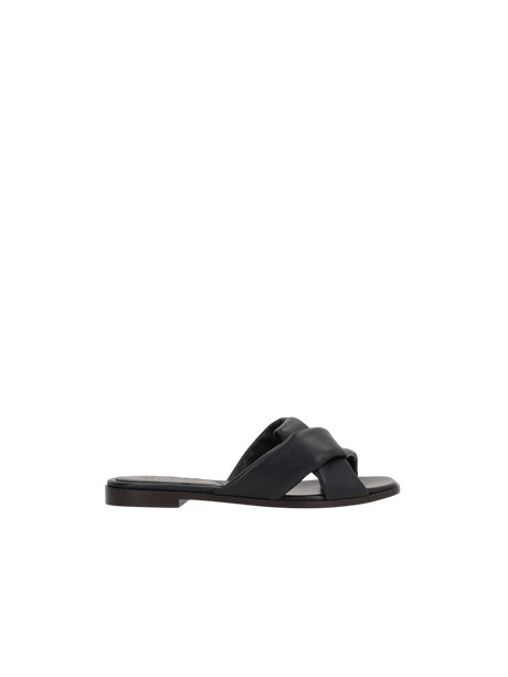 Alrai Nappa Slide Sandals-FERRAGAMO-JOHN JULIA