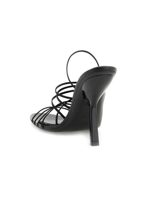 Black Altaire Ultra-Fine StraSandals FERRAGAMO JOHN JULIA.