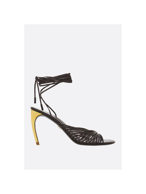 FERRAGAMO-Atena Smooth Leather Sandals-JOHN JULIA