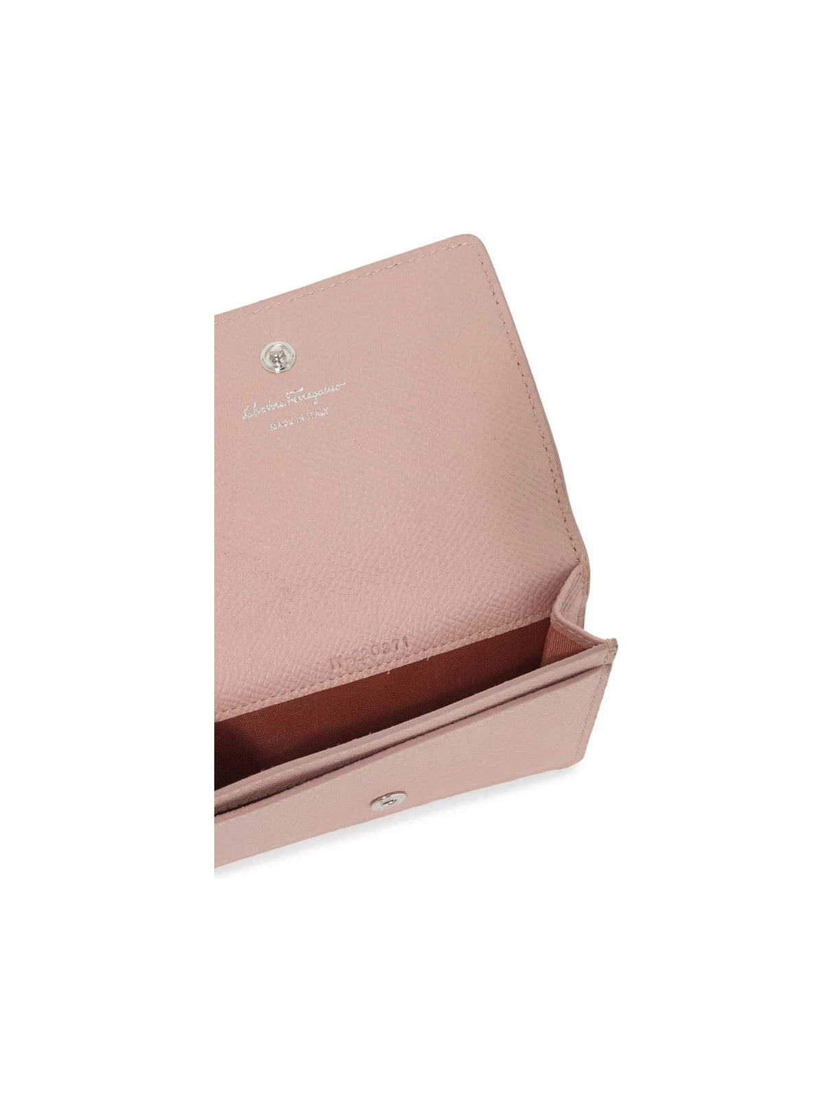 Bifold Gancini Leather Card Holder - OS - Women > Accessories > Wallets and Small Leather Goods > Card holders