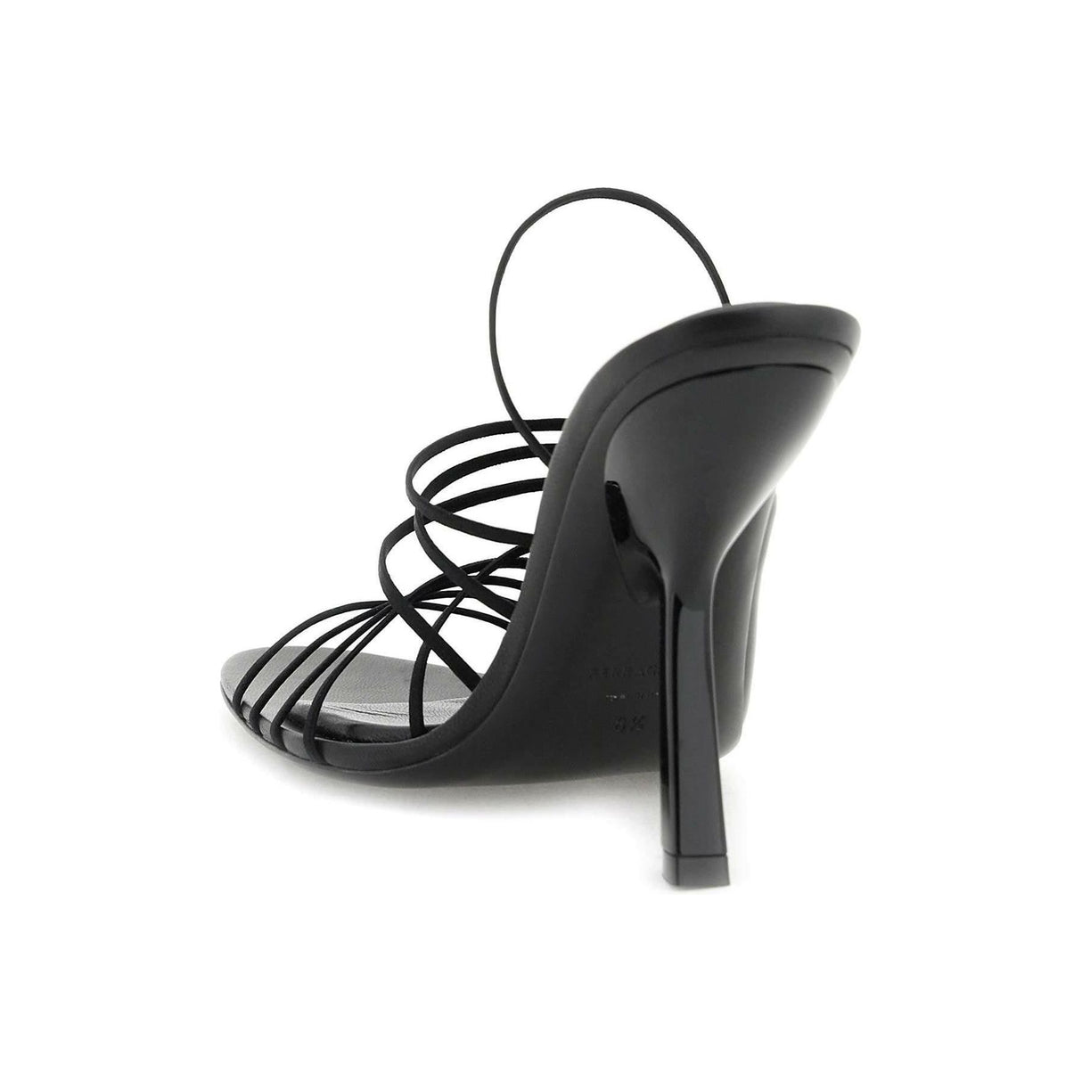 Black Altaire Ultra-Fine StraSandals FERRAGAMO JOHN JULIA.