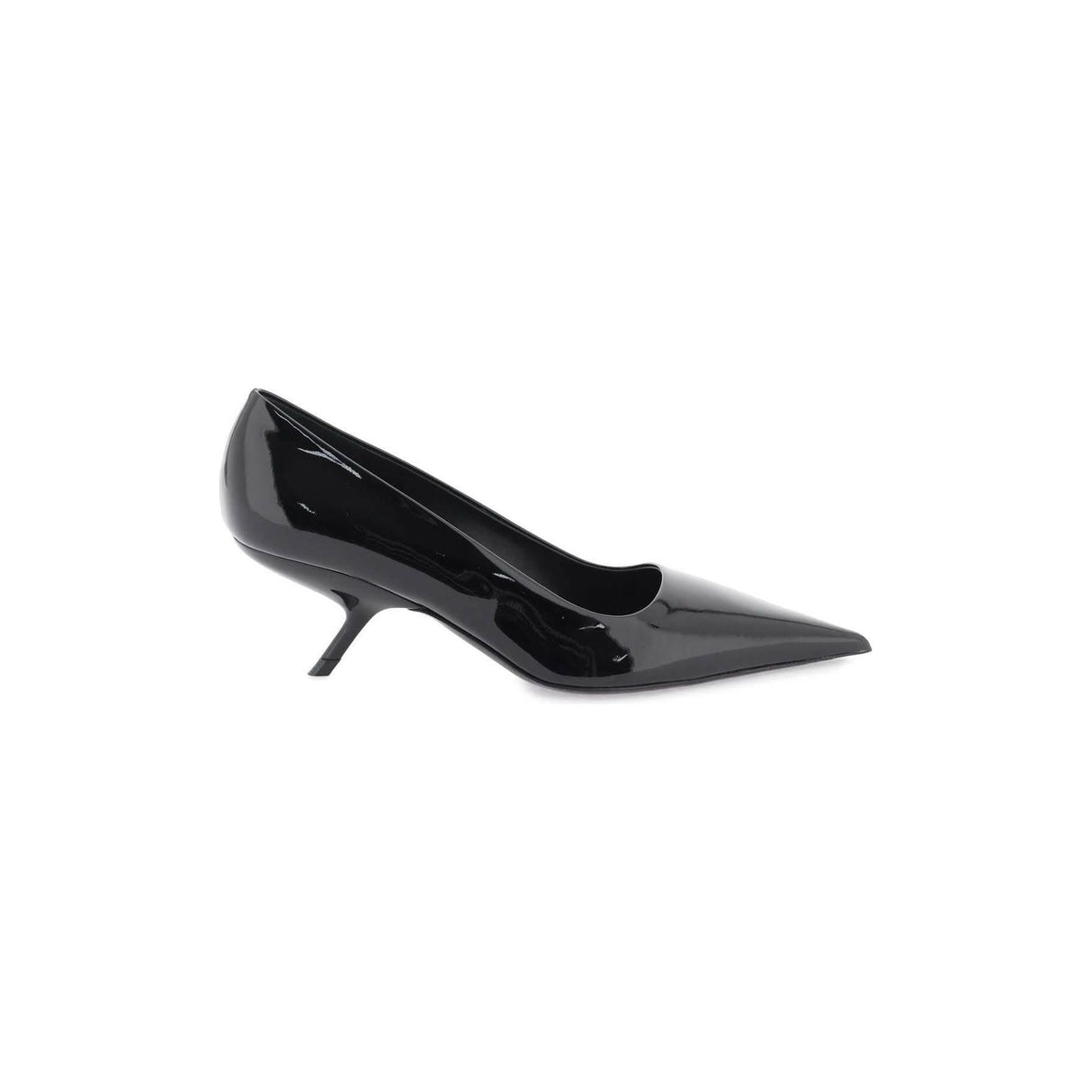 Black Eva Leather Pumps FERRAGAMO JOHN JULIA.