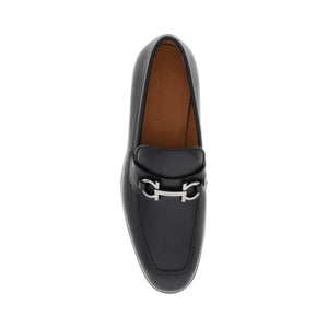 Black Penny Leather Loafers FERRAGAMO JOHN JULIA.