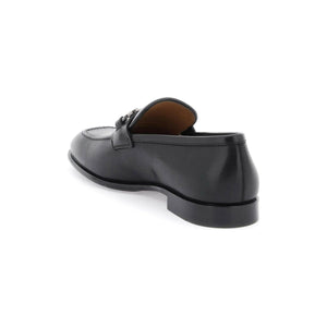 Black Penny Leather Loafers FERRAGAMO JOHN JULIA.