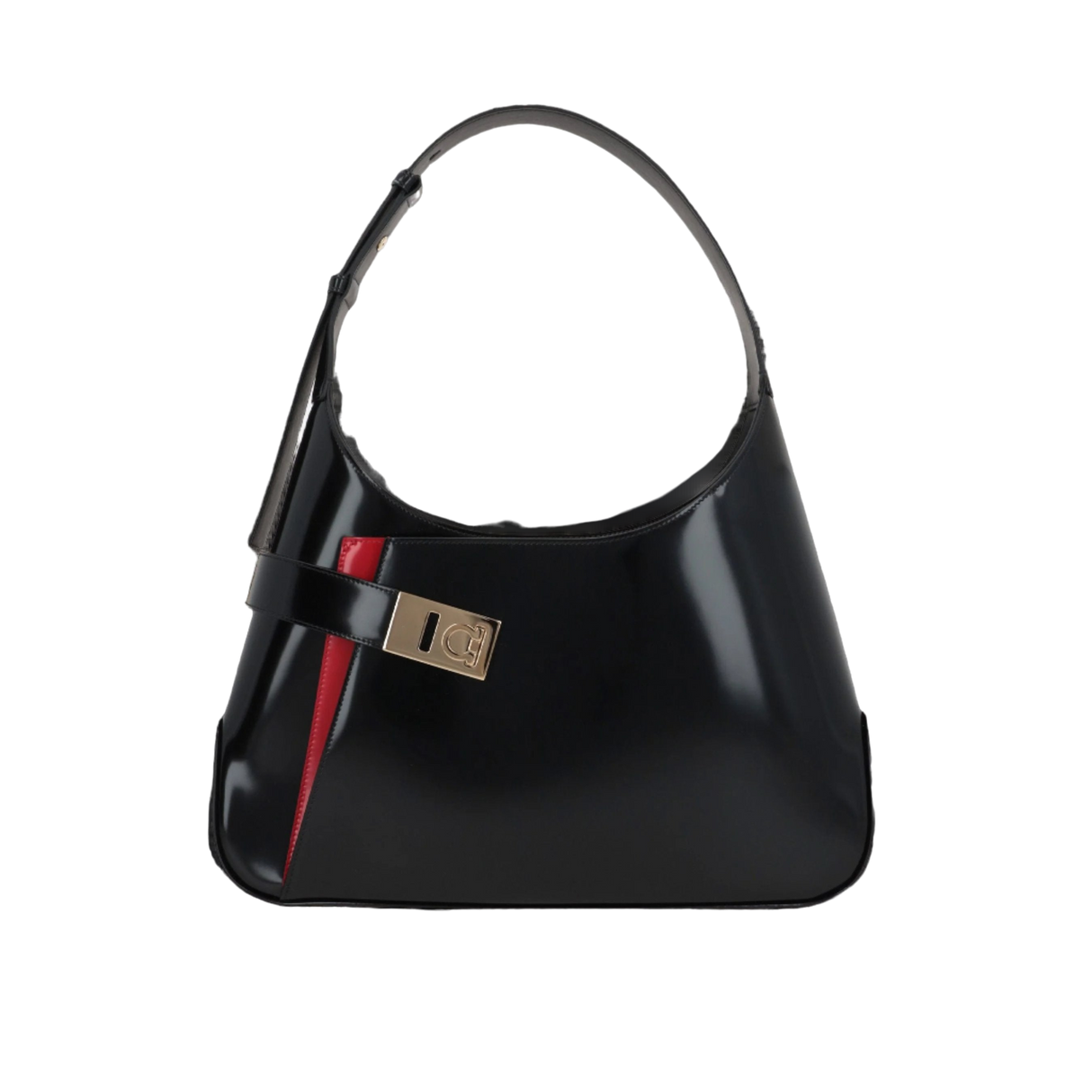 Brushed Leather Arch Hobo Bag-FERRAGAMO-JOHN JULIA