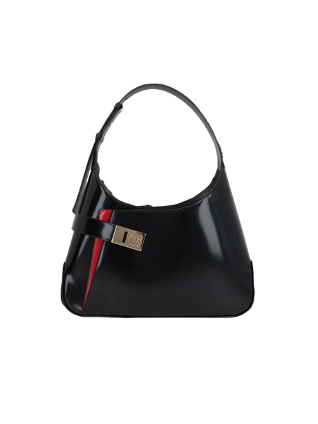 Brushed Leather Arch Hobo Bag-FERRAGAMO-JOHN JULIA