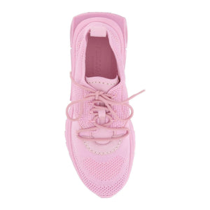 Bubble Gum Pink Nima Technical Suede Sneakers FERRAGAMO JOHN JULIA.