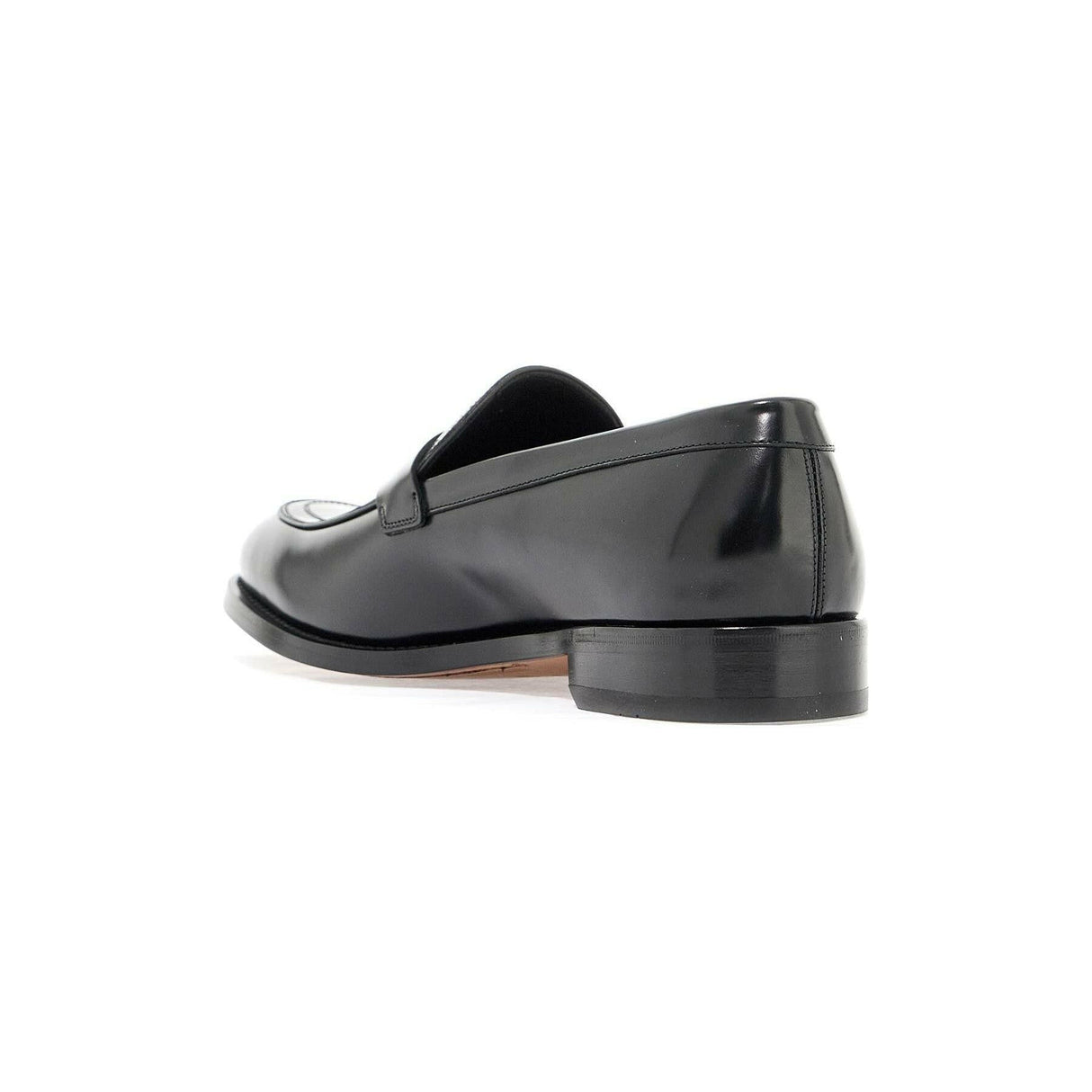 Canada Gancini Leather Loafers.