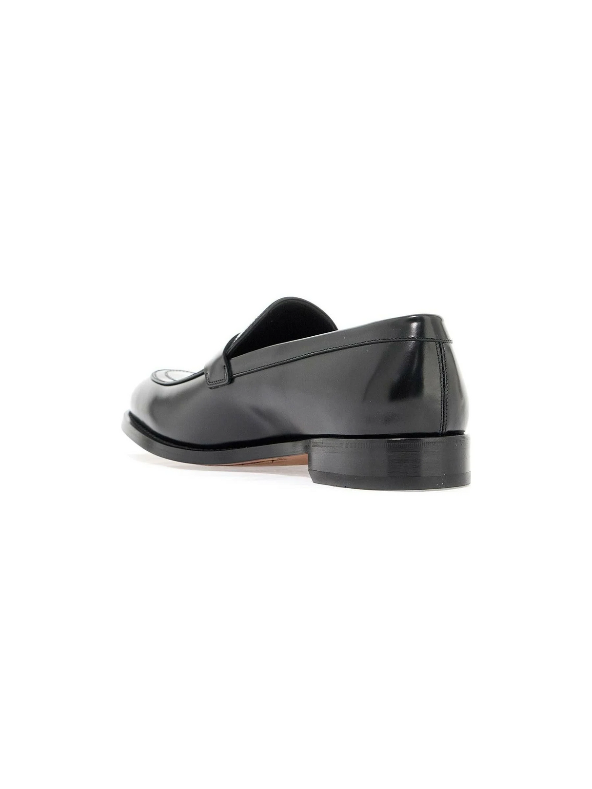 Canada Gancini Leather Loafers.