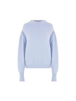 Cashmere Blend Layered Sweater-FERRAGAMO-JOHN JULIA