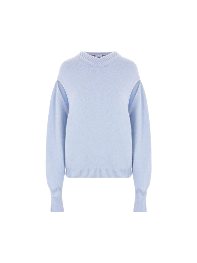 Cashmere Blend Layered Sweater-FERRAGAMO-JOHN JULIA