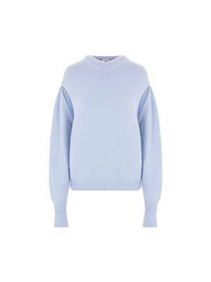 Cashmere Blend Layered Sweater-FERRAGAMO-JOHN JULIA