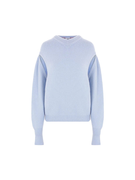 Cashmere Blend Layered Sweater-FERRAGAMO-JOHN JULIA