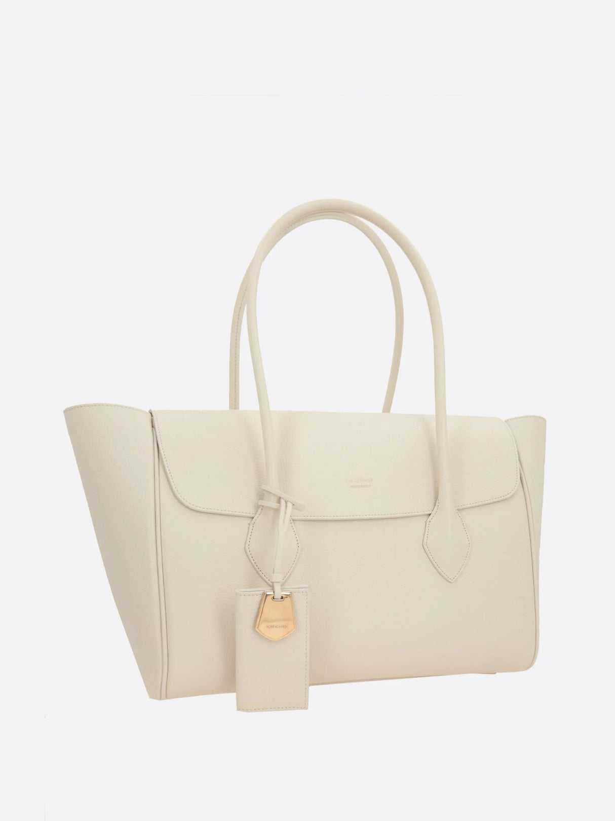 Classic Large Grainy Leather Tote Bag-FERRAGAMO-JOHN JULIA