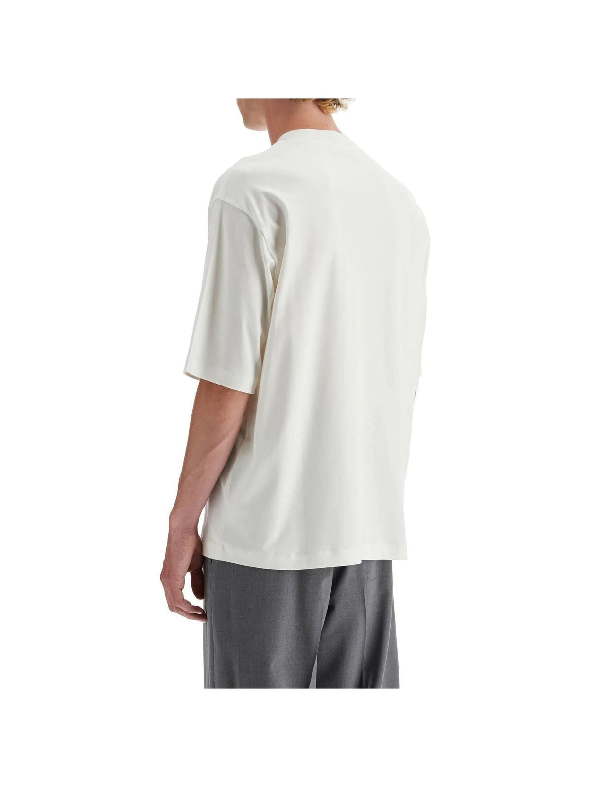 Cotton And Silk Blend T-Shirt FERRAGAMO