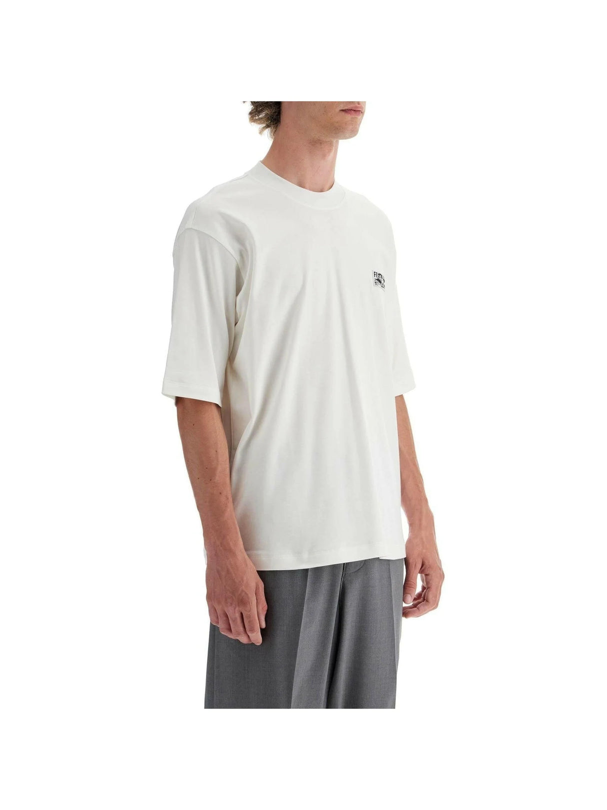 Cotton And Silk Blend T-Shirt FERRAGAMO