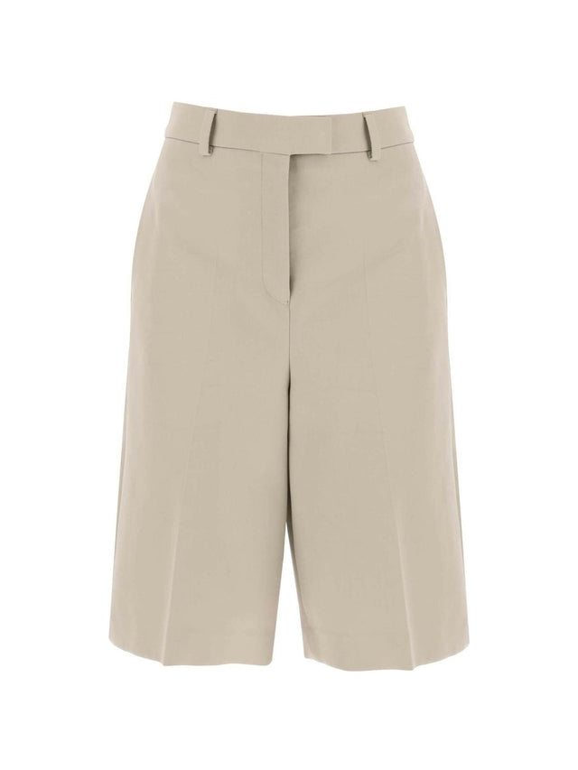 Cotton Gabardine Shorts FERRAGAMO JOHN JULIA.