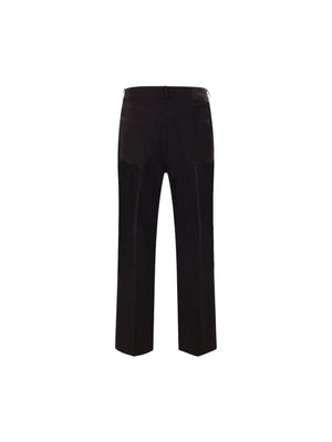 Cotton Moleskine Trousers-FERRAGAMO-JOHN JULIA