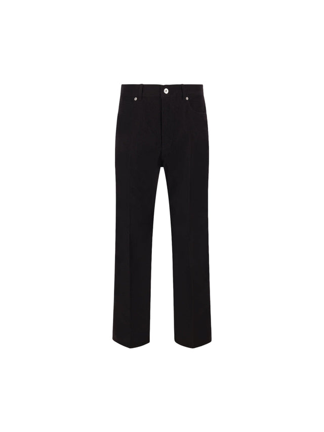 Cotton Moleskine Trousers-FERRAGAMO-JOHN JULIA