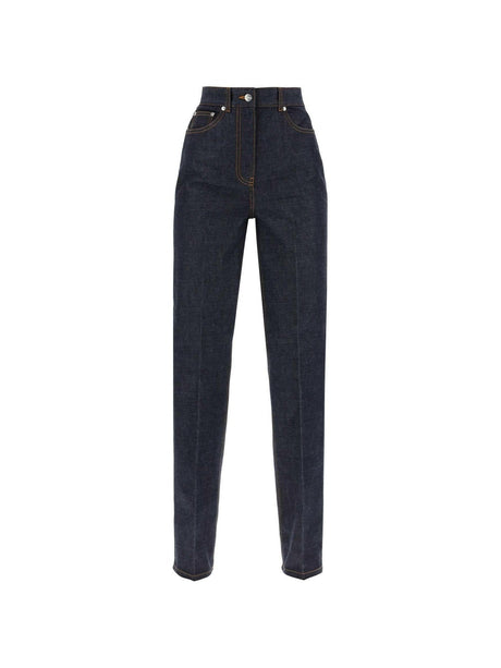 Dark Denim Cotton Straight-Fit Jeans FERRAGAMO JOHN JULIA.