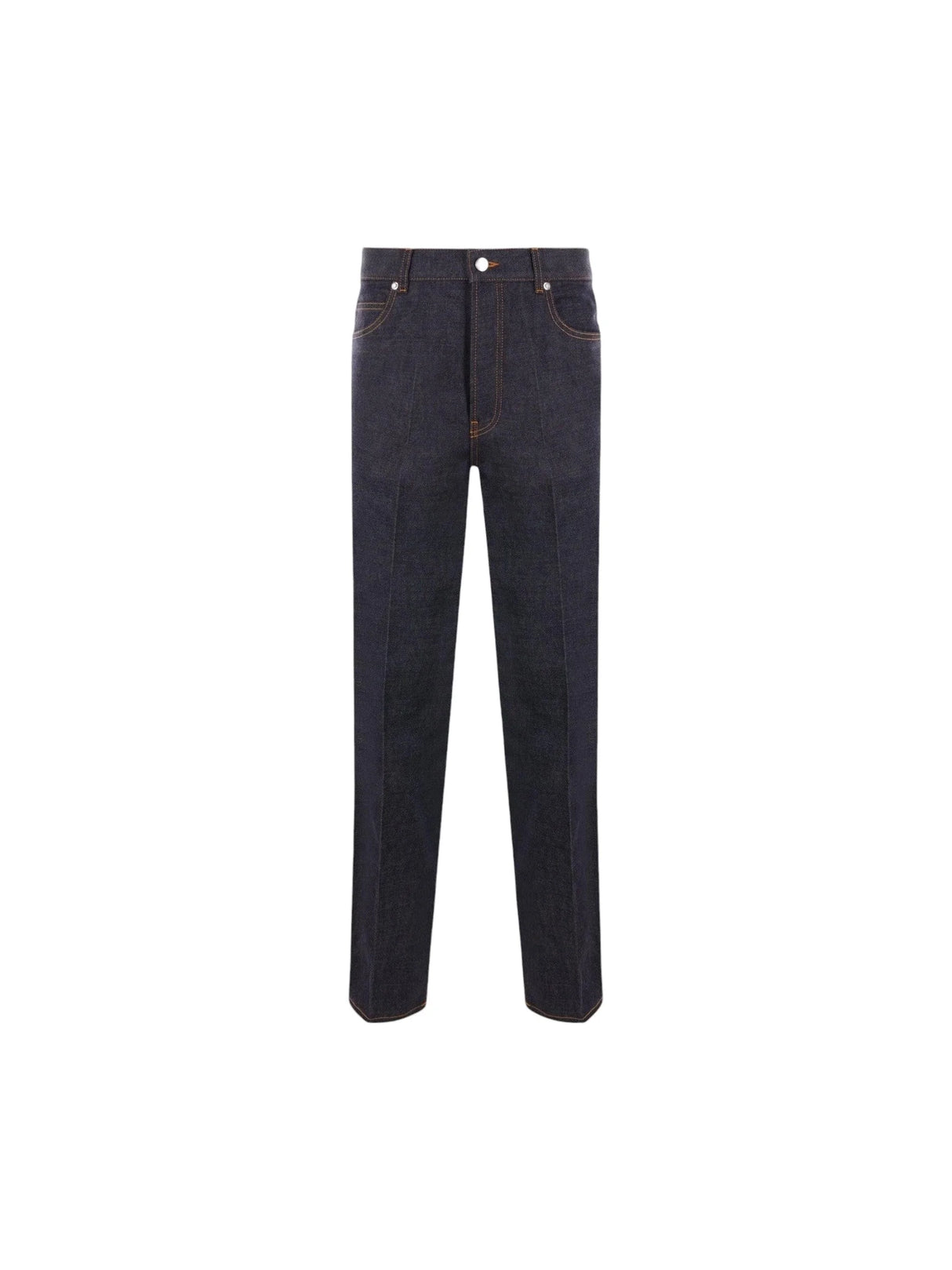 Denim Straight-leg Jeans-FERRAGAMO-JOHN JULIA