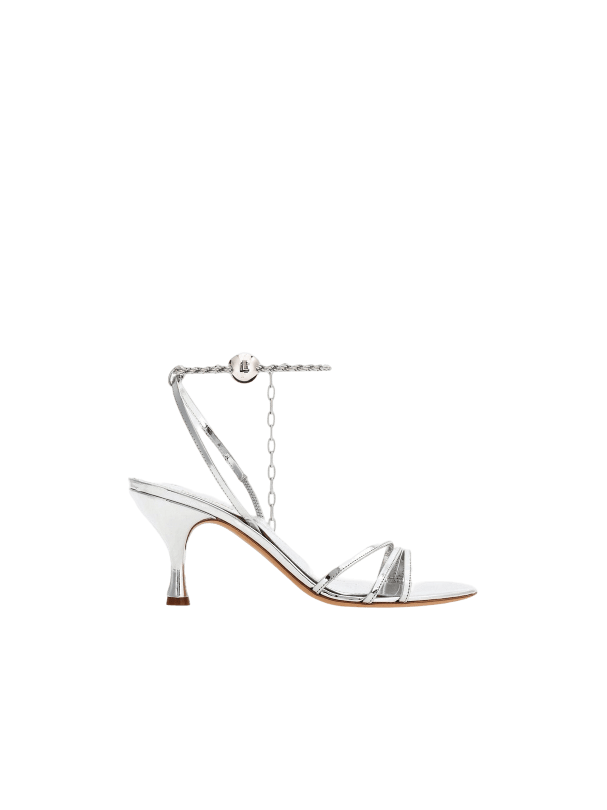 FERRAGAMO-Denise Laminated Leather Sandals-JOHN JULIA