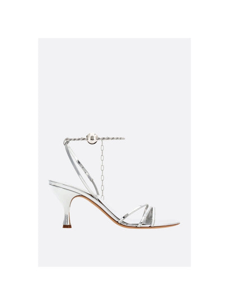 Denise Laminated Leather Sandals-FERRAGAMO-JOHN JULIA