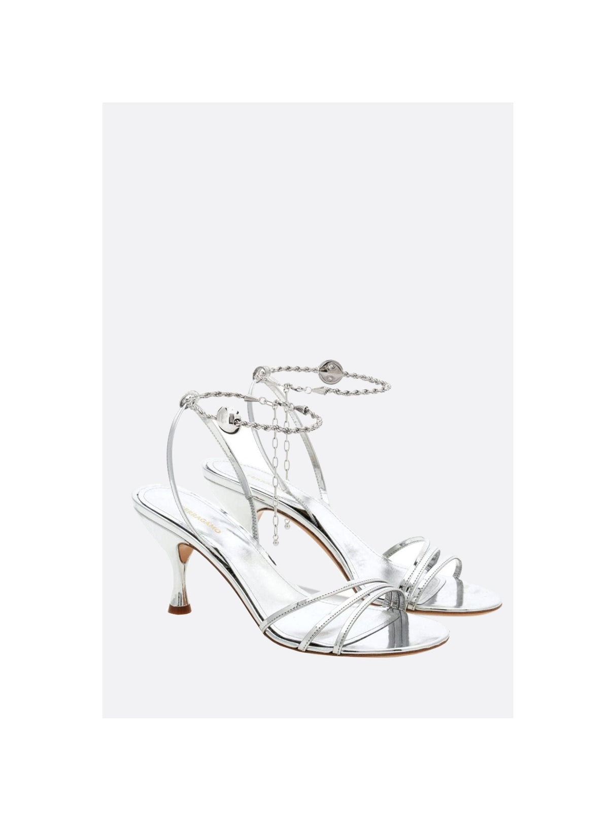 Denise Laminated Leather Sandals-FERRAGAMO-JOHN JULIA