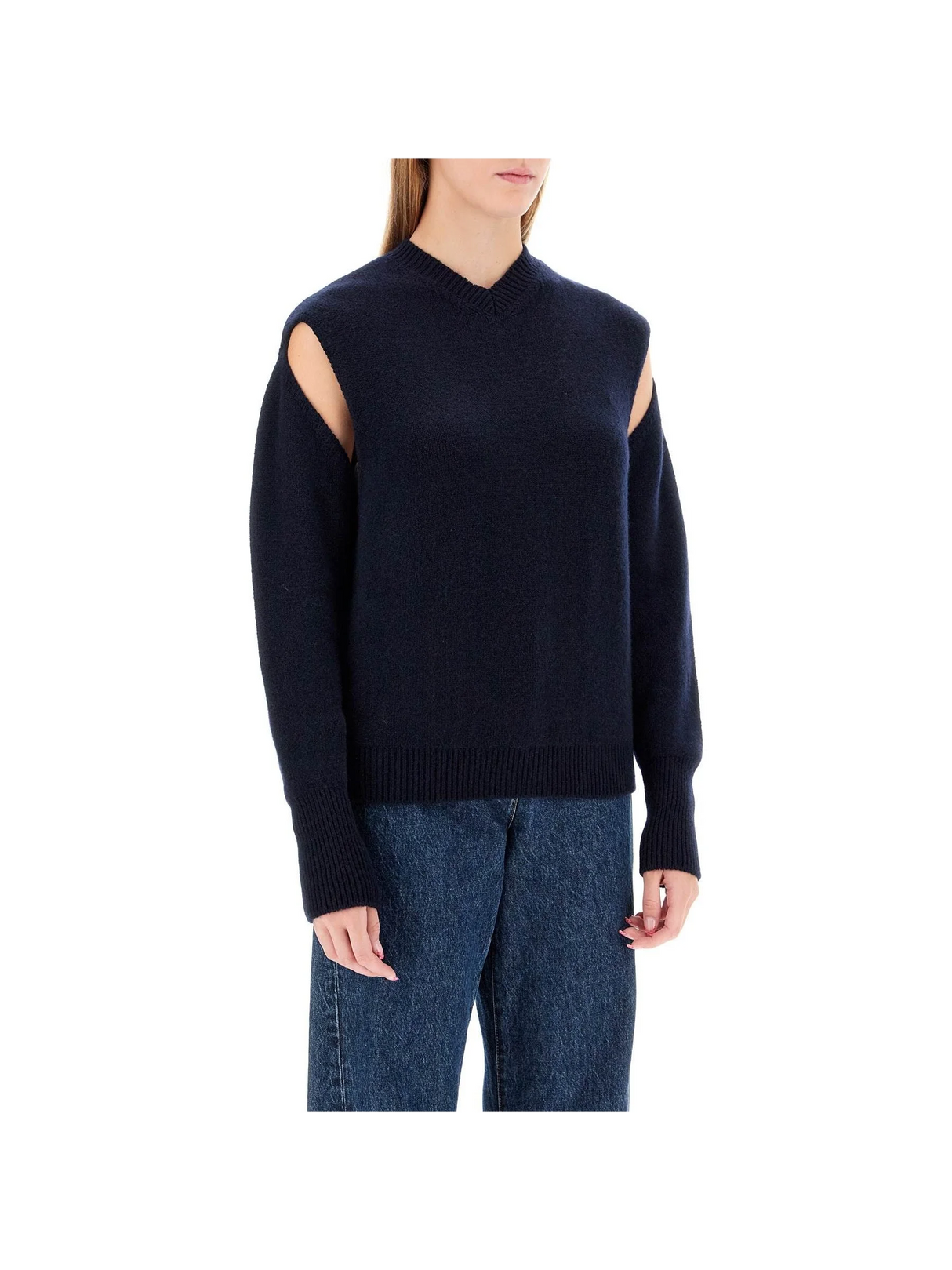 Double-Layered Cashmere Vest Sweater - Women > Clothing > Knitwear > Sweaters