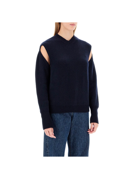 Double-Layered Cashmere Vest Sweater - Women > Clothing > Knitwear > Sweaters