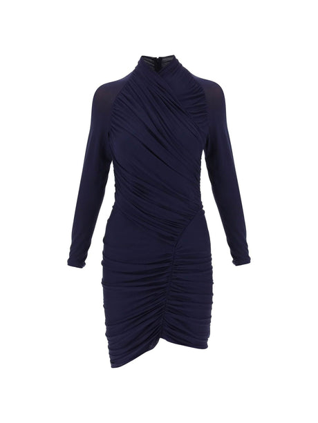 Draped Viscose Crepe Mini Dress - 34 - Women > Clothing > Dresses > Mini