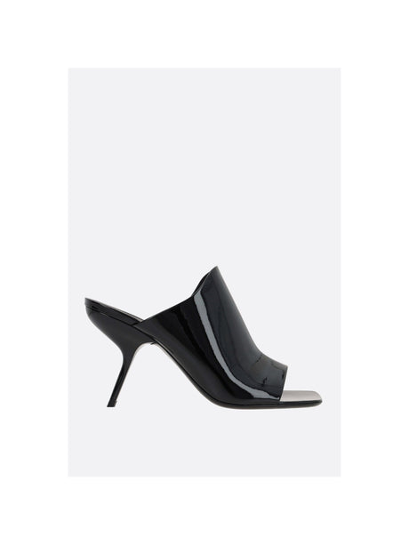 Era Patent Leather Mule Sandals-FERRAGAMO-JOHN JULIA