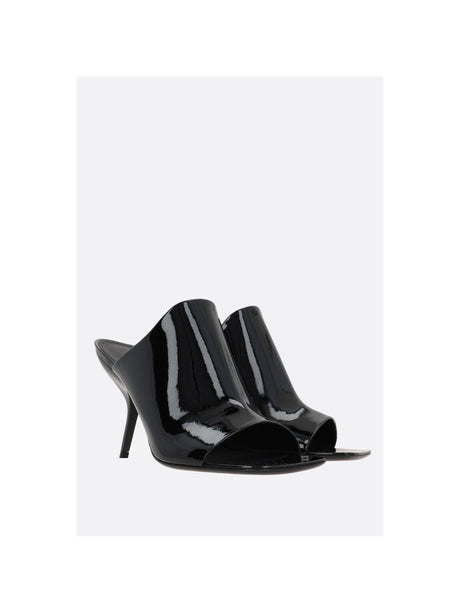 Era Patent Leather Mule Sandals-FERRAGAMO-JOHN JULIA