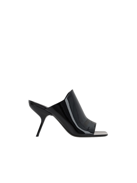 Era Patent Leather Mule Sandals-FERRAGAMO-JOHN JULIA