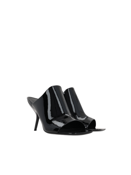 Era Patent Leather Mule Sandals-FERRAGAMO-JOHN JULIA