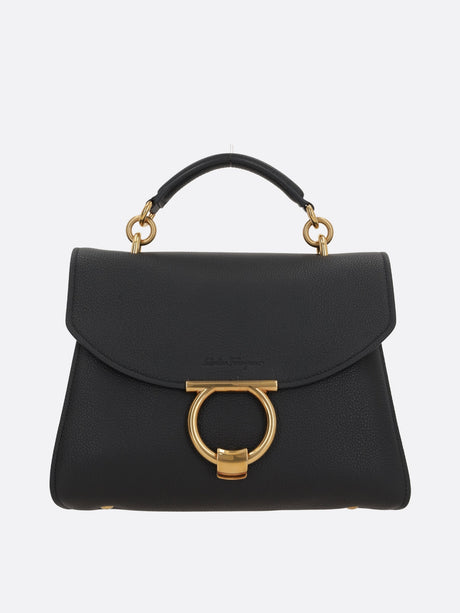 Margot Grainy Leather Handbag-Ferragamo-JOHN JULIA