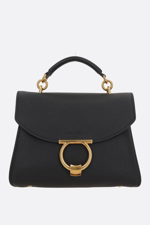 Margot Grainy Leather Handbag-FERRAGAMO-JOHN JULIA