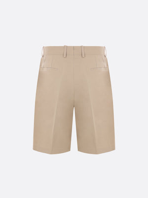 Gabardine Tailored Shorts-Ferragamo-JOHN JULIA